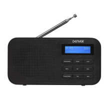 Draagbare Radio - Denver - DAB-42 - DAB+ - FM - 1 W - Kleur Zwart/Blauw