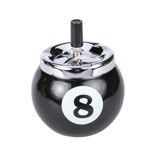 Pool Ball Billiard Ball Push Button Metal Tray