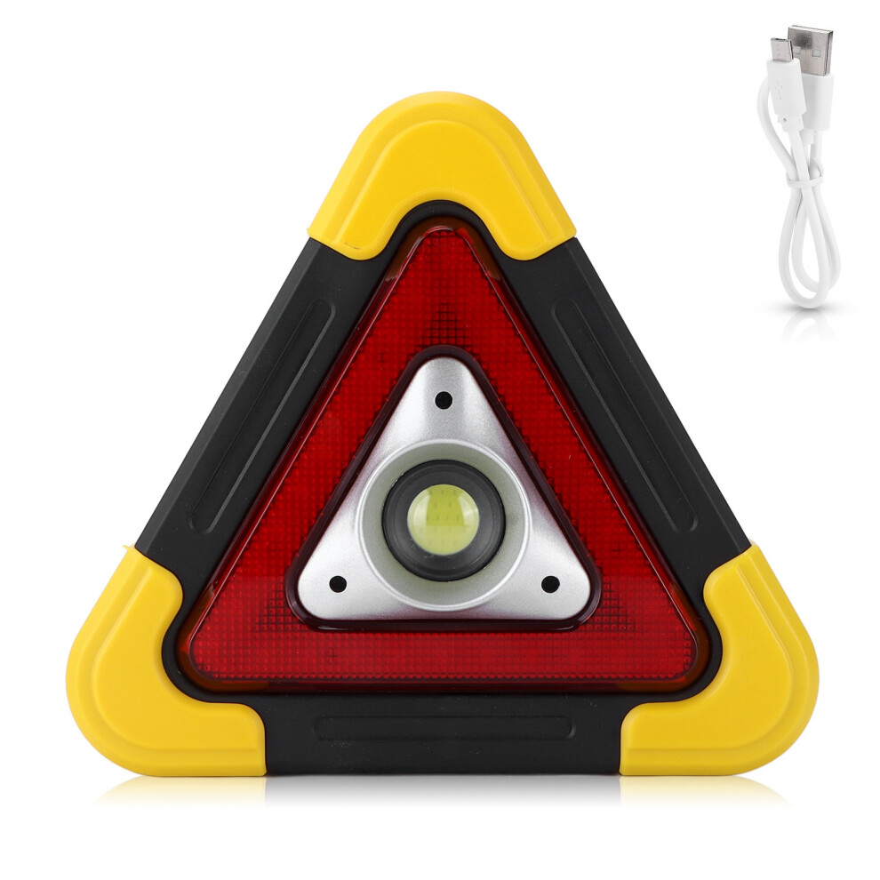 Truck Triangles Led Rechargeable Emergency Road Safety Triangle, Water Resistant Shockproof Portable Led Triangles Warning For Reflective Light 9180479453703