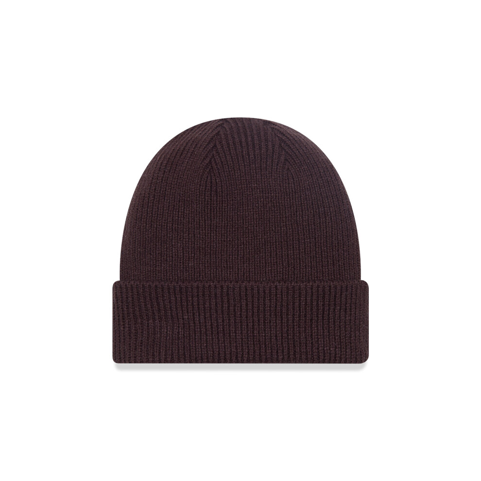 New Era Mens Wool Knitted Cuff Beanie ~ Brown