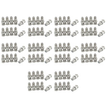 100Pcs BNC Male Plug to F Female Jack Adapter Coax Connector Coupler CCTV Camera