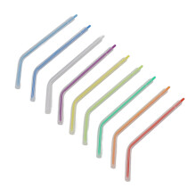250 pezzi diugienici usa e getta colorati per syringe di aria e acqua dentale, spruzzo preciso a 3 vie