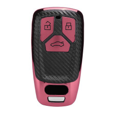 Custodia protettiva per chiave Audi Signal, guscio trasparente in TPU morbido, cover protettiva completa per chiave modelli A4Q7TT S5 (antiurto,