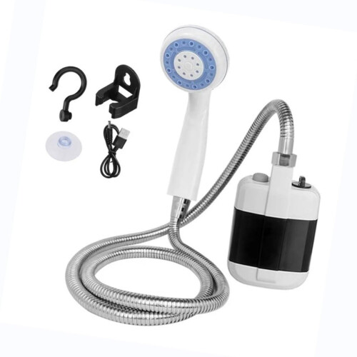 Camp Shower Pump USB Charging for Windows Cleaning Dormitory Plants Wa