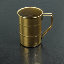 (Golden, 360ml) Outdoor Retro Becher Kaffeebecher Kreative Retro Vintage Camping Picknick Becher Bierkrug