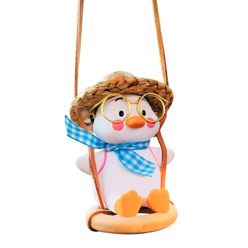 Αξεσουάρ καθρέφτη οπισθοπορείας Swing Duck για διακόσμηση αυτοκινήτου, ρυθμιζόμενο
