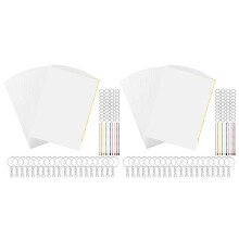 300PCS Krimpfolie Vellen Kit, Krimpfolie Sleutelhanger Kit voor Kinderen Markeren, DIY Ornamenten of Knutselwerk