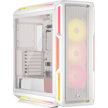 ATX-Gehäuse - CORSAIR - 5000T LX RGB - 3 LX120 RGB Lüfter - Aurora RGB Beleuchtung - Weiß