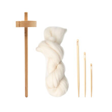 Top Whorl Crafting Supply Easy to Use Drop Spindle for Felting Crochet