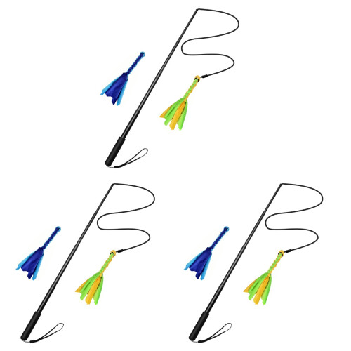 3Ensembles Flirt Poles Pour Multi-Couleurs Bâtons D’exercice 2