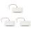 3Pièces Ventilation Plastique Pour Camping-Car 12V 2