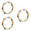 3Pièces Tambourines À Main Métal Et Bois Jouets Percussion Multi Usage 7