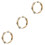3Pièces Tambourines À Main Métal Et Bois Jouets Percussion Multi Usage 5