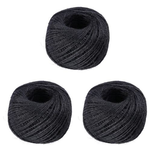 3Pièces Corde En Jute Pour Art, Déco Cadeaux 1