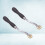 4Pièces Outils Couture Argent Rouleaux Dentés Pour Point De Croix 10