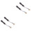 4Pièces Outils Couture Argent Rouleaux Dentés Pour Point De Croix 3