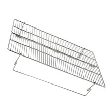 2Pièces Support Barbecue Extérieur Acier Inoxydable Argent Pliable