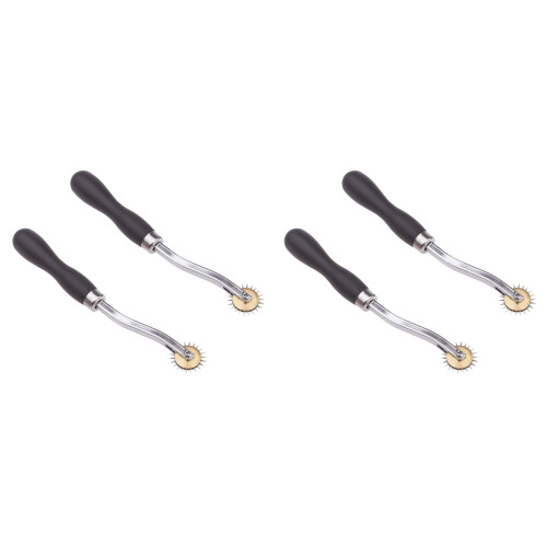 4Pièces Outils Couture Argent Rouleaux Dentés Pour Point De Croix 1