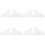 4Pièces Pieds Support Cloison PVC Pour Écrans De Séparation 5
