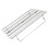 2Pièces Support Barbecue Extérieur Acier Inoxydable Argent Pliable 11