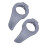 3Paires Repose-Mains Guidon Route Gris Résistant 10
