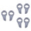 3Paires Repose-Mains Guidon Route Gris Résistant 6