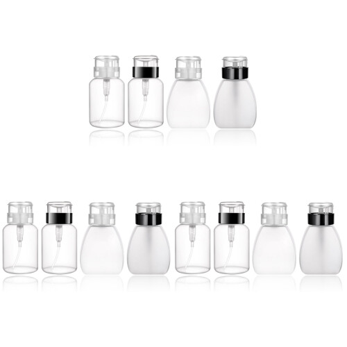 12Pièces Flacons Vides Plastique Portable Usage 1