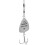 4Pièces Petits Crochets De En Titane Argentés Pour Plein Air 3