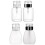 12Pièces Flacons Vides Plastique Portable Usage 11