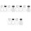 12Pièces Flacons Vides Plastique Portable Usage 3