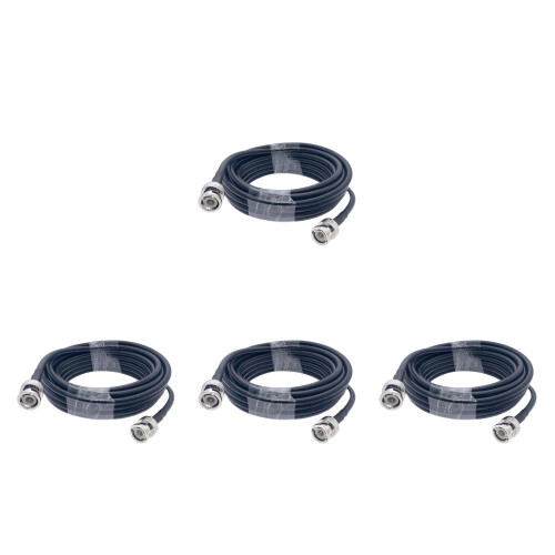 4Pièces Câble Rg58 Bnc À Noir Basse Atténuation Antenne 1