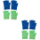 4Paires Thérapie Hydratants Gel Spa Usage Vert 3