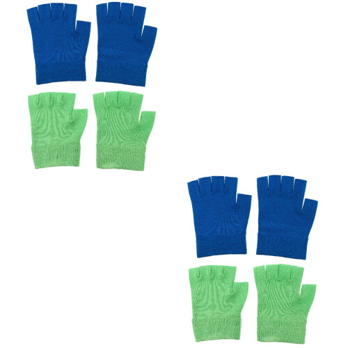 4Paires Thérapie Hydratants Gel Spa Usage Vert 2