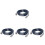 4Pièces Câble Rg58 Bnc À Noir Basse Atténuation Antenne 9