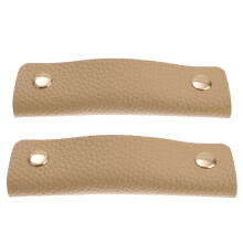 4Pièces Couvre Poignée Sac Khaki PU Léger Pour Protection Mains