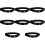 8Pièces Bande Thoracique Elastique Réglable Moniteur Cardiaque Sport 6