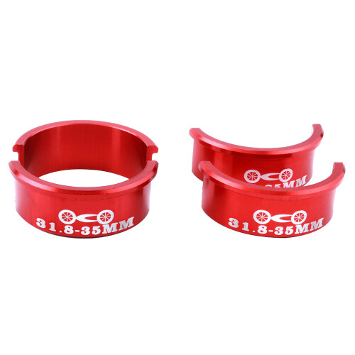 12Pièces Shims Conversion Guidon Alliage Aluminium
