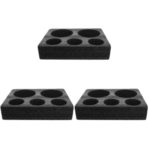 3Pièces Support Tasse Mousse Perlée Pour Boissons À 1