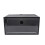 2Pcs Simple Black Shoes Storage Box Plastic with Easy Side Opening 1