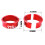 12Pièces Shims Conversion Guidon Alliage Aluminium 2