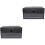 2Pcs Simple Black Shoes Storage Box Plastic with Easy Side Opening 3