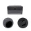 2Pcs Simple Black Shoes Storage Box Plastic with Easy Side Opening 8