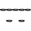 7Pièces Bande Elastique Noire Ceinture Surveillance Cardiaque Durable 5