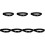 7Pièces Bande Elastique Noire Ceinture Surveillance Cardiaque Durable 2