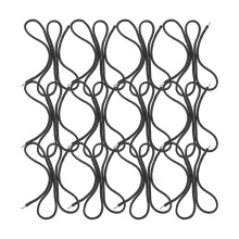 50Pièces Réglable Coton Gris Pour Pantalons Hoodies
