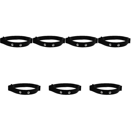 7Pièces Bande Elastique Noire Ceinture Surveillance Cardiaque Durable 2