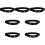 7Pièces Bande Elastique Noire Ceinture Surveillance Cardiaque Durable 7