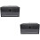 2Pcs Simple Black Shoes Storage Box Plastic with Easy Side Opening 6