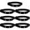 7Pièces Bande Elastique Noire Ceinture Surveillance Cardiaque Durable 11