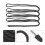 50Pièces Réglable Coton Gris Pour Pantalons Hoodies 8